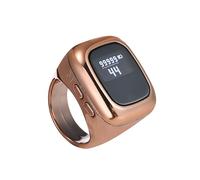 YUGSHNKFC 5 Tempo di preghiera Musulmani Digital Time Reminder Indossabile Anelli Contatore Digitale Con Display Screen Finger Counter