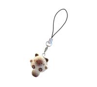 YUGSHNKFC Accessorio Per Ciondolo Per Telefono Con Gatto Simpatico Cartone Animato. Unico Ciondolo Elegante Per Cellulare Con Gatto 3D Per Un Tocco Dolcezza Sul Telefono Degli Studenti