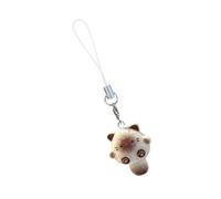 YUGSHNKFC Accessorio Per Ciondolo Per Telefono Con Gatto Simpatico Cartone Animato. Unico Ciondolo Elegante Per Cellulare Con Gatto 3D Per Un Tocco Dolcezza Sul Telefono Degli Studenti
