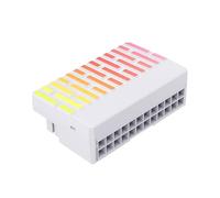 YUGSHNKFC Adattatore Connessione Alimentazione MATX da 24 Pin con Rotazione 90 Gradi per Adattatore per Schede Madri con Connessione Effetto Luce ARGB