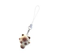 YUGSHNKFC Adorabili disegni gatti Regalo per cinturino per cellulare Elegante ciondolo per cellulare con gatto dei cartoni animati Accessorio unico per telefono per ogni occasione Adorabile
