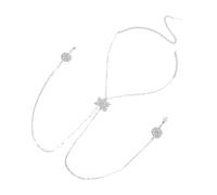 YUGSHNKFC Anelli per capezzoli con collane a farfalla anelli per capezzoli catena gioielli farfalla per donna catena corpo con collana, Misura unica, come descritto, come descritto
