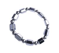 YUGSHNKFC Bracciale Terahertz Terahertz Gioielli Rotondi Per Perle Per Abbigliamento Tutto Giorno Accessorio Unisex Elastico Naturale Crystals Bracciale In Pietra