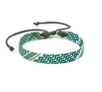 YUGSHNKFC Braccialetto intrecciato a mano mediorientale filo di cotone catena a mano etnico gioielli alla moda unisex Wristband, Cotone, come descritto