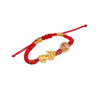 YUGSHNKFC Braccialetto intrecciato alla moda con ciondolo a forma di drago, per uomini e donne, regalo per Capodanno e anniversario, Blessing, Metallo, come descritto