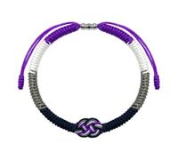 YUGSHNKFC Braccialetto multiuso intrecciato a mano in corda di cotone con nodo quadruplo accessorio versatile per tutte le età uso quotidiano, Cordoncino, come descritto