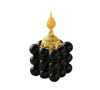 YUGSHNKFC Bruciaincensi Portacandele Quadrato in Ceramica con Coperchio Diffusore per Aromaterapia Bruciatori Artigianali con Coperchio