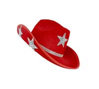YUGSHNKFC Cappello a forma di stella con strass brillanti per adulti e adolescenti, per carnevale, feste, con motivo a stella, per eventi formali e artisti teatrali
