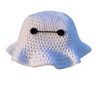 YUGSHNKFC Cappello a secchiello di zucca all'uncinetto per Halloween all'uncinetto zucca pescatore per adulti adolescenti cappelli a maglia floppy delicati sulla pelle per le donne autunno per le