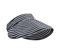 YUGSHNKFC Cappello da corsa regolabile con protezione solare a 360 gradi, leggero, comodo per uno stile di vita attivo in bicicletta, con bordo largo, Stri in bianco e nero, Taglia unica