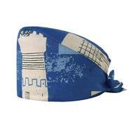 YUGSHNKFC Cappello da infermiera regolabile stampato, comodo, traspirante, assorbe il sudore, per interventi chirurgici e lavori di laboratorio, R, Taglia unica