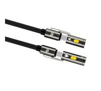 YUGSHNKFC Cavo Dati Multiuso Per Alimentazione USB C Da 240 W Con Funzione Illuminazione A LED Per La Ricarica Esterna In Condizioni Scarsa Illuminazione Caricatore Da Campeggio Resistente