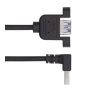 YUGSHNKFC Cavo Estensione Pannello con Fissaggio Orecchie USB3.0 Maschio A Femmina Cavo Presa in 5 Gbit/SFR