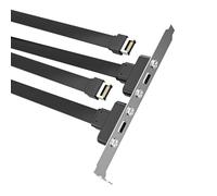 YUGSHNKFC Cavo Prolunga USB 3.1 Tipo C con Intestazione del Pannello Frontale Tipo Maschio A USB C Cavo Femmina con Vite per Montaggio A Pannello Trasmissione Dati Veloce da 10 Gbps