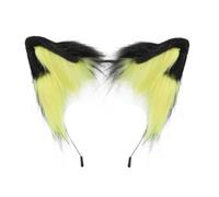 YUGSHNKFC Cerchietto per capelli a forma di orecchie di gattino, per adulti e adolescenti, cosplay, feste di Halloween