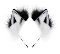YUGSHNKFC Cerchietto per capelli a forma di orecchie di volpe, per festival musicali, anime, personaggi, per adulti, accessorio per carnevale, cosplay, unisex