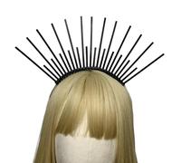 YUGSHNKFC Cerchietto per capelli a spillo, stile vintage, accessorio per capelli per matrimoni, accessori per foto da sposa