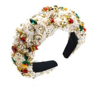 YUGSHNKFC Cerchietto per capelli alla moda per ragazze, multiuso, per yoga, sport, Natale, da donna