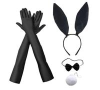 YUGSHNKFC Cerchietto per capelli con orecchie da animazione, copricapo per discoteca, da donna, per giochi di ruolo, 4 pezzi