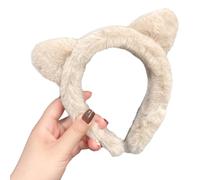 YUGSHNKFC Cerchietto per capelli con orecchie da gatto, per cosplay, studentesse, carnevale, personaggi anime, cerchietto per capelli in peluche natalizio