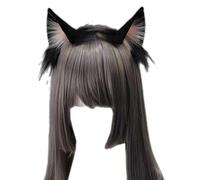 YUGSHNKFC Cerchietto per capelli con orecchie di gatto, fatto a mano, alla moda, per cosplay, esposizioni anime e feste a tema