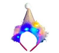 YUGSHNKFC Cerchietto per capelli con renna a tema natalizio con Babbo Natale, accessori per palcoscenico, accessori per feste