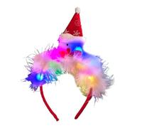 YUGSHNKFC Cerchietto per capelli con renna a tema natalizio con Babbo Natale, accessori per palcoscenico, accessori per feste