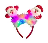 YUGSHNKFC Cerchietto per capelli con renna a tema natalizio con Babbo Natale, accessori per palcoscenico, accessori per feste