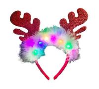 YUGSHNKFC Cerchietto per capelli con renna a tema natalizio con Babbo Natale, accessori per palcoscenico, accessori per feste