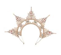 YUGSHNKFC Cerchietto per capelli con strass, stile vintage, accessorio per capelli da sposa, accessori per foto da sposa