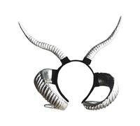 YUGSHNKFC Cerchietto per capelli in corno di capra 3D per feste di Halloween, accessori per cosplay e feste a tema