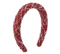 YUGSHNKFC Cerchietto per capelli invernale per yoga, sport, delicato, natalizio, con tessitura, per donne e adolescenti, accessorio per capelli per lavare il viso