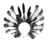YUGSHNKFC Cerchietto per capelli per adolescenti e studenti, carnevale, con chiodo, per cosplay, corone sacre, fasce per capelli per Halloween