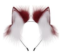 YUGSHNKFC Cerchietto pieghevole per capelli con orecchie per donne, giochi di ruolo, anime, cameriera, fasce per capelli per feste in costume da ragazza femminile Cosplay copricapo