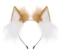YUGSHNKFC Cerchietto pieghevole per capelli con orecchie per donne, giochi di ruolo, anime, cameriera, fasce per capelli per feste in costume da ragazza femminile Cosplay copricapo