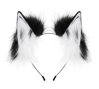 YUGSHNKFC Cerchietto pieghevole per capelli con orecchie per donne, giochi di ruolo, anime, cameriera, fasce per capelli per feste in costume da ragazza femminile Cosplay copricapo