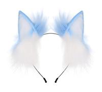 YUGSHNKFC Cerchietto pieghevole per capelli con orecchie per donne, giochi di ruolo, anime, cameriera, fasce per capelli per feste in costume da ragazza femminile Cosplay copricapo