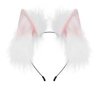 YUGSHNKFC Cerchietto pieghevole per capelli con orecchie per donne, giochi di ruolo, anime, cameriera, fasce per capelli per feste in costume da ragazza femminile Cosplay copricapo