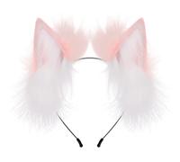 YUGSHNKFC Cerchietto pieghevole per capelli con orecchie per donne, giochi di ruolo, anime, cameriera, fasce per capelli per feste in costume da ragazza femminile Cosplay copricapo