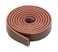 YUGSHNKFC Cinghie in pelle strisce larghe 2 cm cavo piatto fai da te cinghie in pelle per fare borse cinghie cintura maniglie mobili regali finto per la realizzazione di borse, Colore caffè., One Size