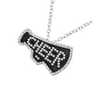 YUGSHNKFC Collana A Tema Cheerleader Con Pietre Scintillanti Neckchain Regolabile Con Gioielli Casual Per Donne E Ragazze Scintillanti Cheerleader A Pendente Catena