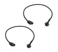 YUGSHNKFC Confezione da 2 connettori ARGB cavo 5v12v SM3/4Pin a 3PIN femmina adattatore ARGB cavo di prolunga per DEEPCOOL/Lian PC Case Adapter