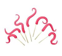 YUGSHNKFC Confezione da 7 paletti a forma di tentacolo di polpi blu in resina, creature marine, decorazioni per interni ed esterni, pali da giardino unici a forma di polpo
