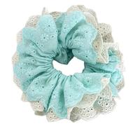 YUGSHNKFC Corda elastica per capelli in pizzo per coda di cavallo Scrunchy Grandi Scrunchies per capelli non danneggia i capelli per ragazza strumento per lo styling della coda di cavallo