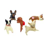 YUGSHNKFC Creative Cats Dog Decoration personalità Accessori per Auto Adorabili Figurine Figurine Monitor Computer Monitora