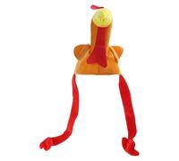 YUGSHNKFC Divertente cappello a gamba di pollo di carnevale decorazione del Ringraziamento di Natale cappello tacchino festa di carnevale cappelli divertenti decorazioni del Ringraziamento all'aperto
