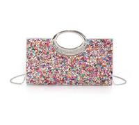 YUGSHNKFC Donna Frizione Borsetta Rinestone Da Tana Crossbody Borse A Spalla Alla Per Ballo Ballo La Borsetta Della Frizione Alla La Festa Del