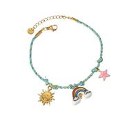 YUGSHNKFC Elegante Cinturino in Acciaio Inossidabile con Perline dal Design retrò. Accessorio Unisex per Occasioni Casual O Formali. Gioielli Moderni Ispirazione Bohémien