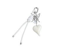 YUGSHNKFC Elegante Heart And Butterfly Charm Gleychain Per Donne Borse A Chiacchiere Ciondolo Zaini Con Accessori