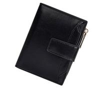 YUGSHNKFC Elegante portamonete in pelle PU borsa cambiamento moda portafoglio doppio portafoglio corto porta carte piccolo portafoglio per viaggio donna elegante portamonete in pelle PU cambio con